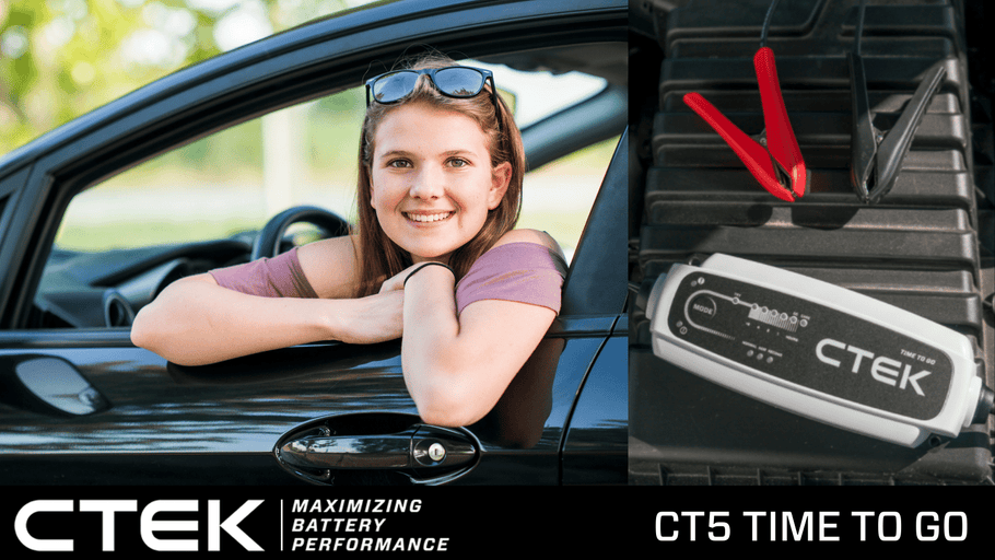 Pack a CTEK CT5 TIME TO GO For Your Student